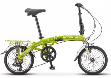 Велосипед 16" STELS Pilot-370 ( Зеленый / Хром )