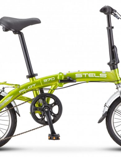Велосипед 16" STELS Pilot-370 ( Зеленый / Хром )