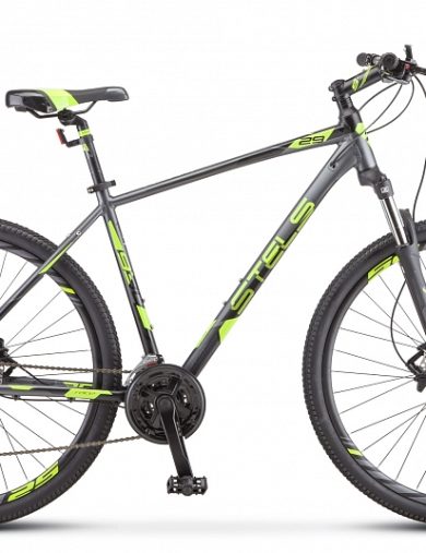 Велосипед 29" STELS Navigator-930 D (16.5" Антрацитовый/черный/лайм)