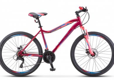 Велосипед 26" STELS Miss-5000 D  (18"Вишневый / розовый )