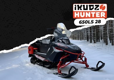 Снегоход Ikudzo Hunter Expert 650LS, 28 л.с., склизовая подвеска