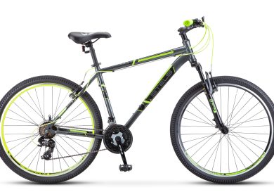 Велосипед 27.5" STELS Navigator-700 V ( 21" Серый/желтый)