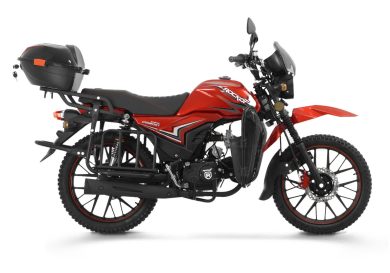 Мопед Rockot Alpha Comphort, белый/красный глянцевый