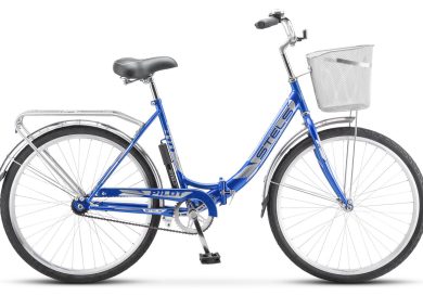 Велосипед 26" Pilot-810 с корзиной (Синий)