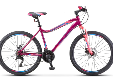 Велосипед 26" STELS Miss-5000 MD (18"Фиолетовый/розовый)