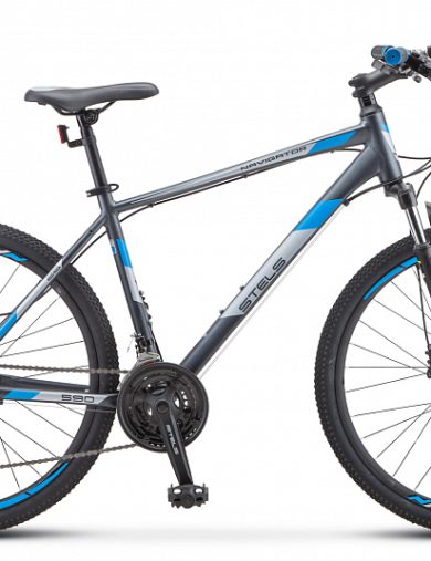 Велосипед 26" STELS Navigator-590 MD (20" Серый/синий )